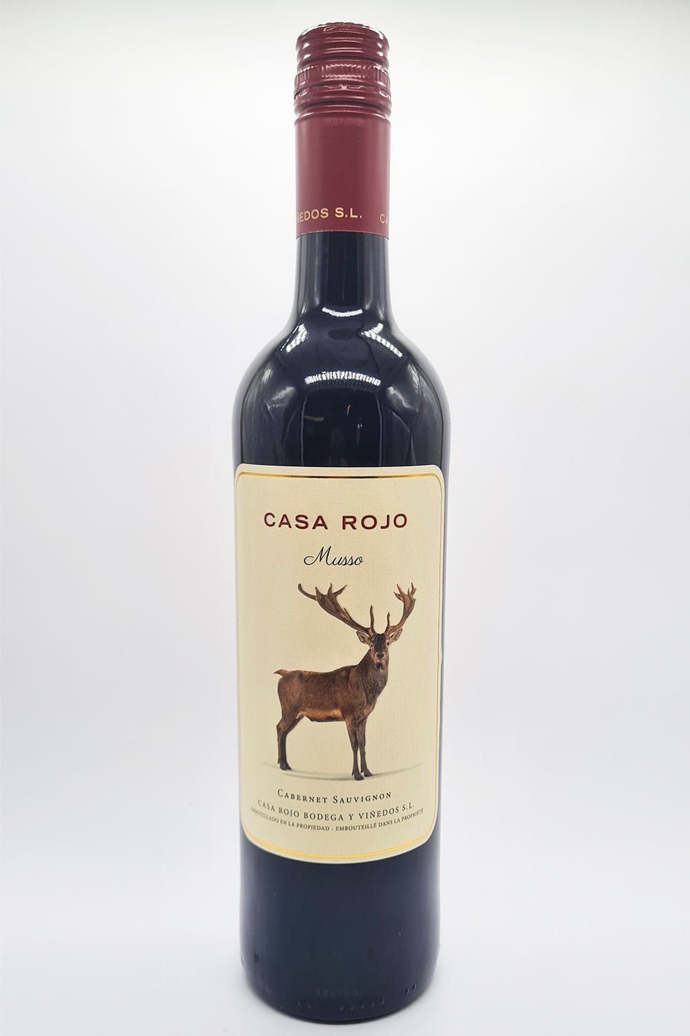 Casa Rojo Musso -front label
