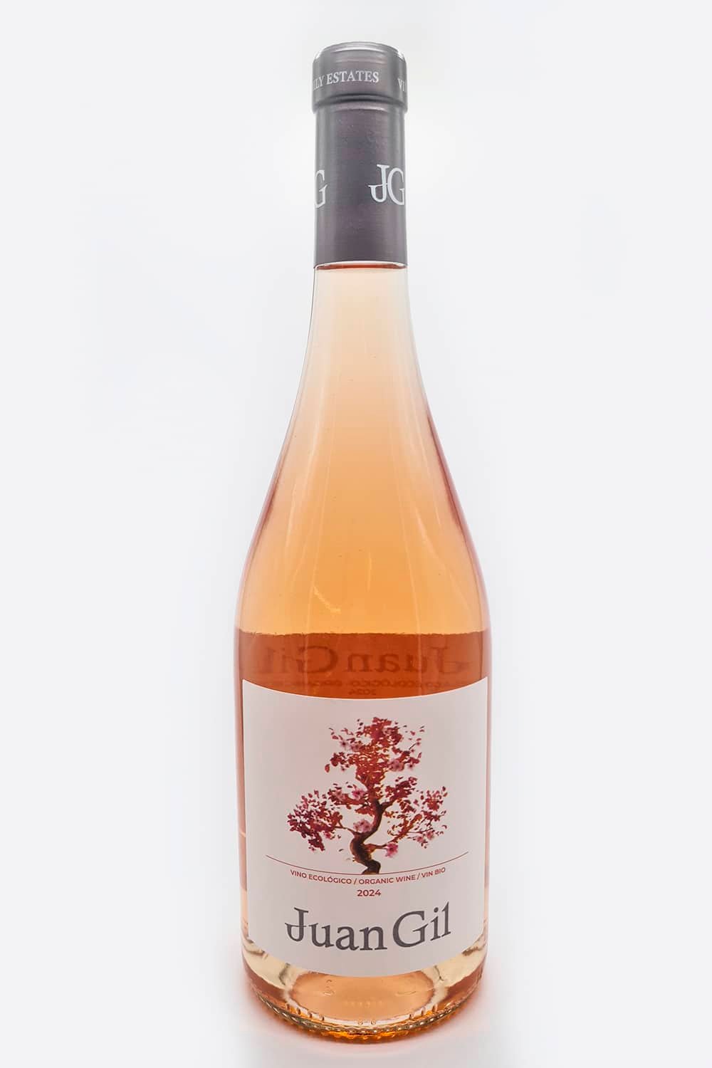 Juan Gil Organic Rosé 2024 wine bottle, front view